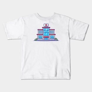 Hospital Building Kids T-Shirt